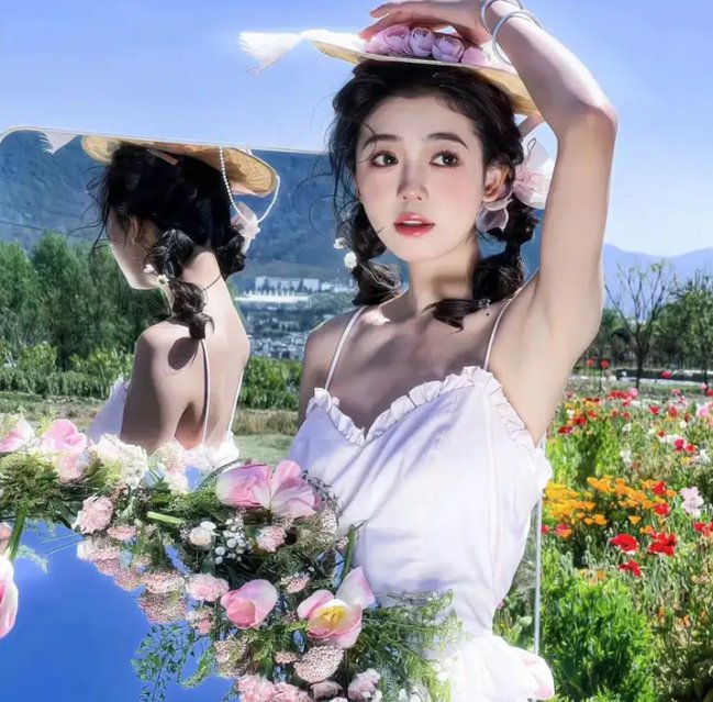 百花盛放